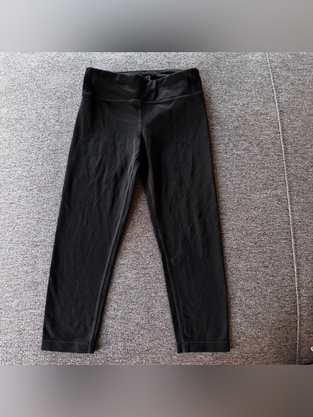 Athleta Black Girls' Performance Capri Crop Leggings Athletic Sporty M/ 8-10